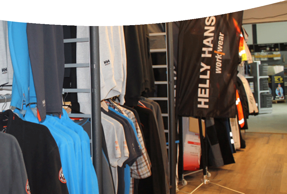 Showroom Giesing Coatings werkkleding