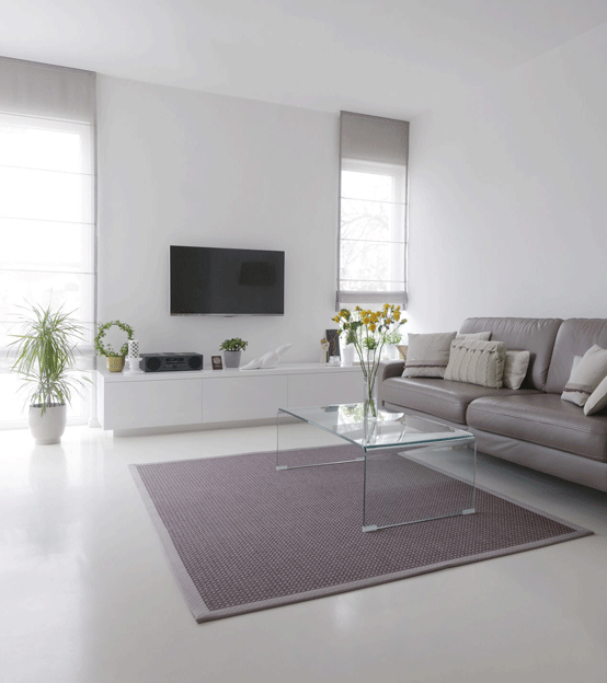 Epoxy vloer woonkamer